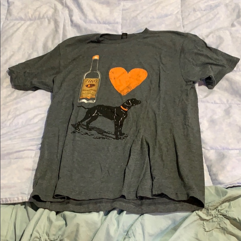 Tito’s tultex dog lovers t-shirt limited edition